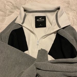 Half Zip Cropped Shirt